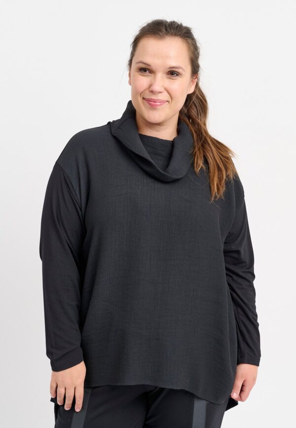 Pont Neuf - Bluse - Pnanaelle - Black - 3xl/54-56 billede