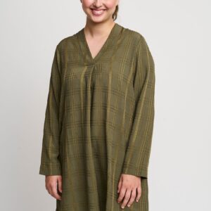 Pont Neuf - Tunika - Pnbana-mie - Dark Olive Green - 2xl billede