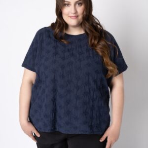 Pont Neuf - Bluse - Pnbetyl - Navy - 2xl/52 billede