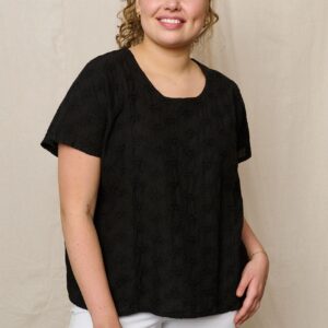 Pont Neuf - Bluse - Pnbetyl - Black - 2xl/52 billede