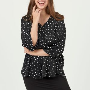 Pont Neuf - Bluse - Pnbrie - Black - S/40 billede