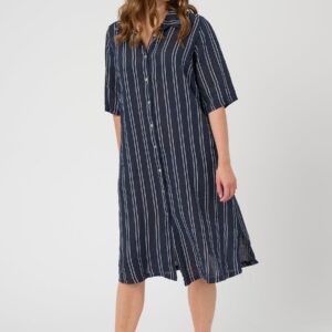 Pont Neuf - Kjole - Pncanna - Navy - Xl/48-50 billede