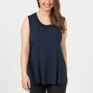 Pont Neuf - Top - Pncarmen - Navy - 3xl/54-56 billede