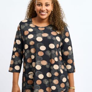 Pont Neuf - Bluse - Pnceleste - Black - 3xl/54-56 billede