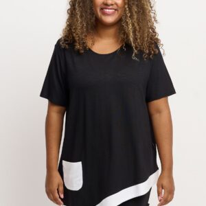 Pont Neuf - Bluse - Pnceleste Sia - Black - Xl/48-50 billede