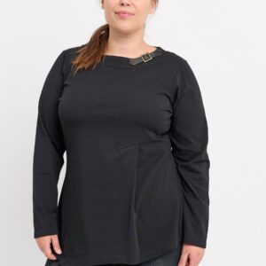 Pont Neuf - Bluse - Pnchaya - Black - 3xl/54-56 billede