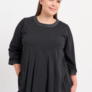 Pont Neuf - Bluse - Pnchea - Black - 2xl/52 billede