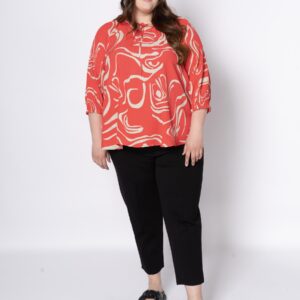 Pont Neuf - Bluse - Pnchi - Tomato - 3xl/54-56 billede