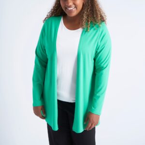 Pont Neuf - Cardigan - Pnclara - Simply Green - 3xl/54-56 billede