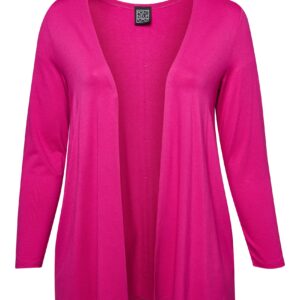 Pont Neuf - Cardigan - Pnclara - Fuchsia - Xs/36-38 billede