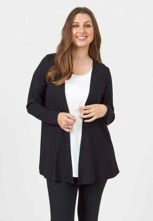 Pont Neuf - Cardigan - Pnclara - Black - Xs/36-38 billede