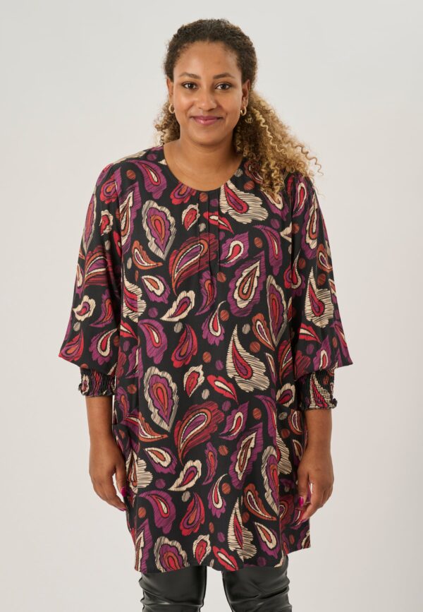 Pont Neuf - Tunika - Pndamilla - Warm Red - Xl/48-50 billede