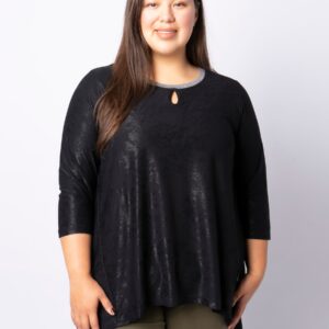 Pont Neuf - Bluse - Pndia - Black - M billede