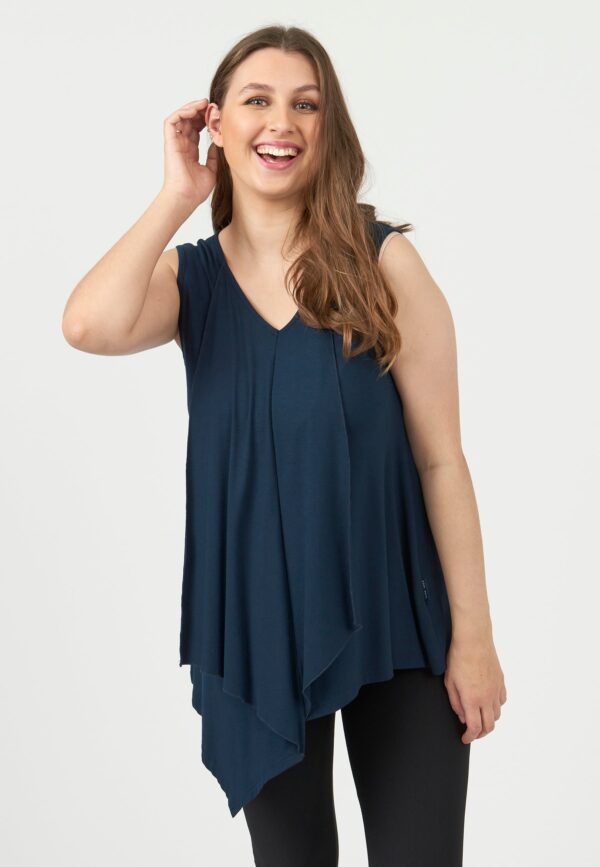 Pont Neuf - Top - Pndolly - Navy - 3xl/54-56 billede