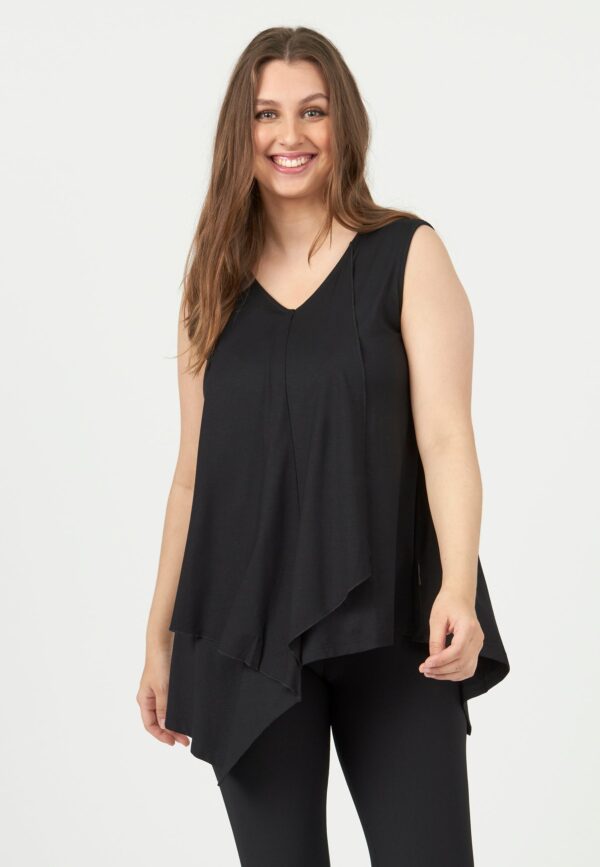 Pont Neuf - Top - Pndolly - Black - Xs/36-38 billede