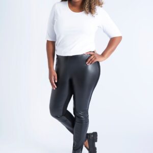 Pont Neuf - Leggings - Pnelsebeth - Black - 3xl/54-56 billede