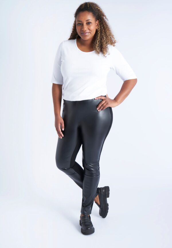 Pont Neuf - Leggings - Pnelsebeth - Black - 3xl/54-56 billede