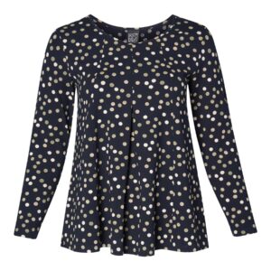 Pont Neuf - Bluse - Pnelvira - Navy Blue - 3xl/54-56 billede