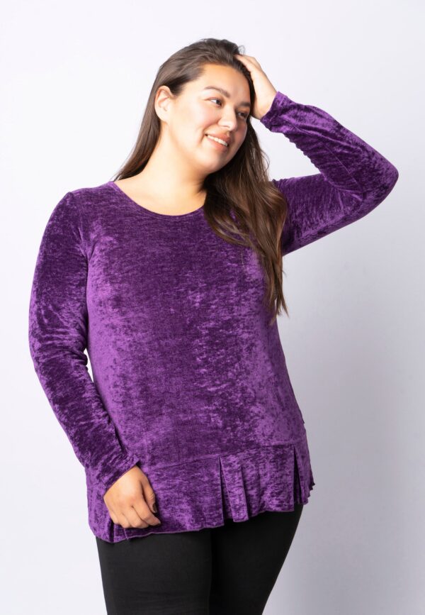 Pont Neuf - Bluse - Pnelza - Purple - L billede