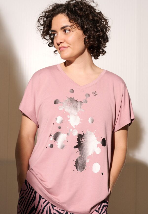 Pont Neuf - T-shirt - Pnemely - Rose - S/40 billede