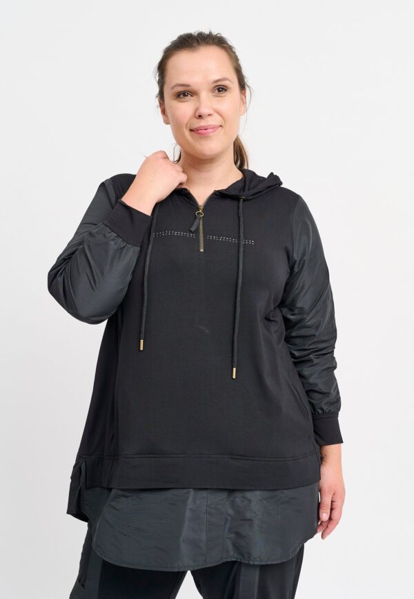 Pont Neuf - Bluse - Pnenya - Black - M/42-44 billede