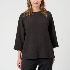 Pont Neuf - Bluse - Pngeogina - Black - L/46 billede