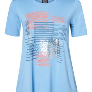 Pont Neuf - T-shirt - Pnherta - Soft Blue - M/42-44 billede