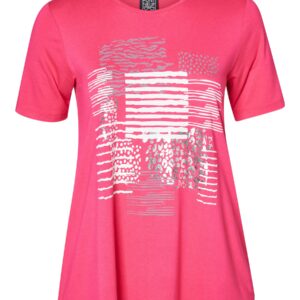 Pont Neuf - T-shirt - Pnherta - Dark Pink - M/42-44 billede