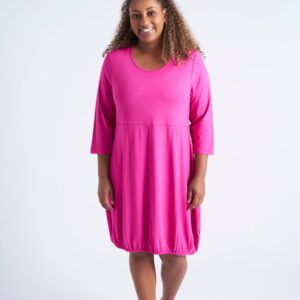 Pont Neuf - Kjole - Pnhilda - Fuchsia - 2xl/52 billede