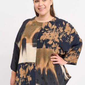 Pont Neuf - Bluse - Pninia - Warm Ochre - 3xl/54-56 billede