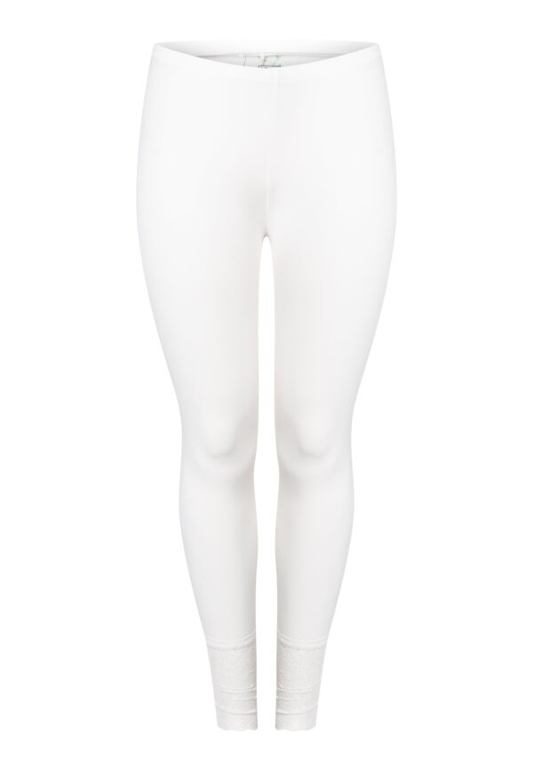 Pont Neuf - Leggings - Pniris - Off White - 3xl/54-56 billede