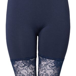 Pont Neuf - Leggings - Pnisabel - Navy Blue - 3xl/54-56 billede