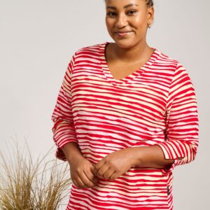 Pont Neuf - Bluse - Pnjeanie - Tomato - 3xl/54-56 billede