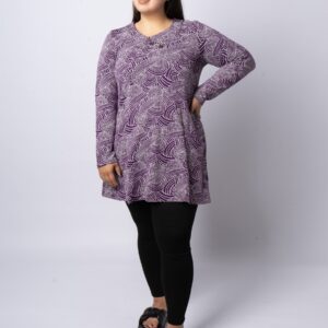 Pont Neuf - Bluse - Pnjytta - Purple - 2xl billede