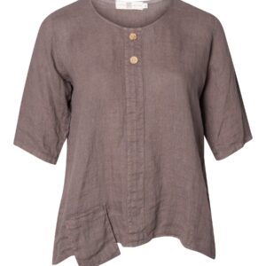 Pont Neuf - Bluse - Pnkaluka - Taupe - L/46 billede