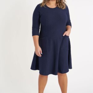 Pont Neuf - Kjole - Pnkitty - Navy - Xl/48-50 billede