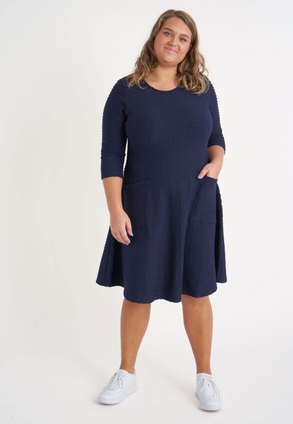 Pont Neuf - Kjole - Pnkitty - Navy - Xl/48-50 billede