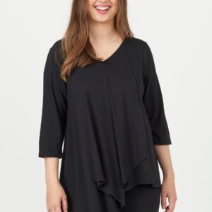 Pont Neuf - Bluse - Pnlara - Black - Xs/36-38 billede