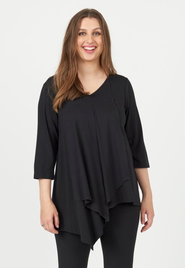 Pont Neuf - Bluse - Pnlara - Black - Xs/36-38 billede