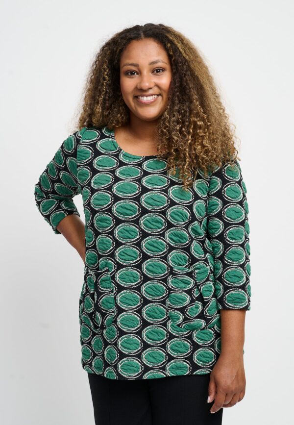 Pont Neuf - Bluse - Pnlotte - Green - 2xl/52 billede