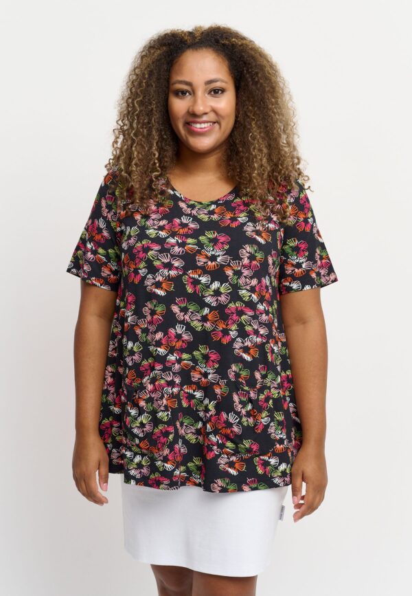 Pont Neuf - Bluse - Pnlotte Sia - Cerise - Xs/36-38 billede