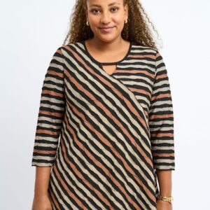 Pont Neuf - Bluse - Pnmagrethe - Toffee - 3xl/54-56 billede