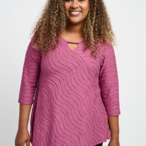 Pont Neuf - Bluse - Pnmagrethe - Pink - 3xl/54-56 billede