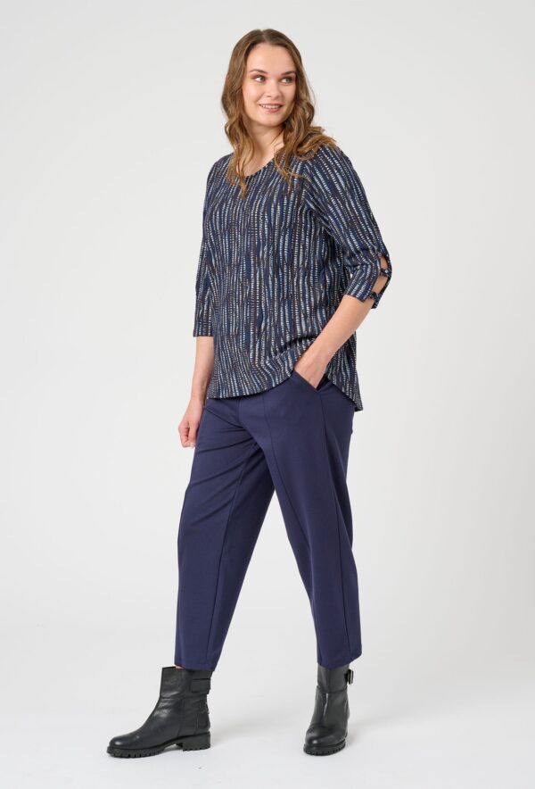 Pont Neuf - Bluse - Pnmelly - Navy - Xs/36-38 billede