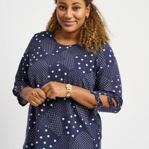 Pont Neuf - Top - Pnmelly - Navy - 3xl/54-56 billede