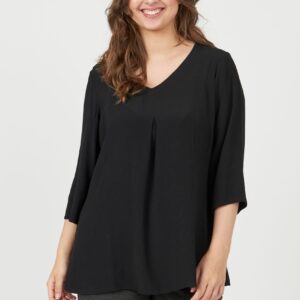 Pont Neuf - Bluse - Pnnadina - Black - Xl/48-50 billede