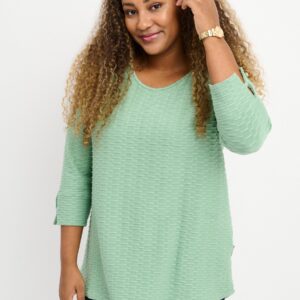 Pont Neuf - Bluse - Pnnelly - Soft Green - 2xl/52 billede