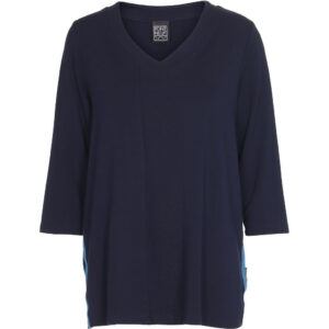 Pont Neuf - Bluse - Pnpaya - Navy - S billede