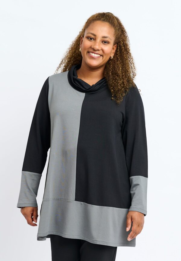 Pont Neuf - Tunika - Pnrain - Steel Grey - 3xl/54-56 billede