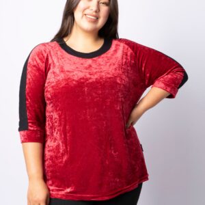 Pont Neuf - Bluse - Pnrihana - Warm Red - Xl billede